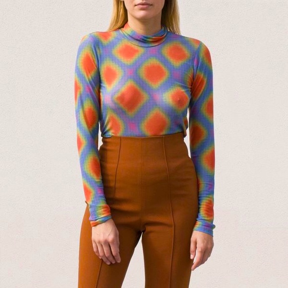 Stussy Spectrum Mesh long sleeve - Picture 1 of 6